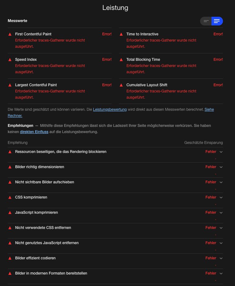 Core Web Vitals