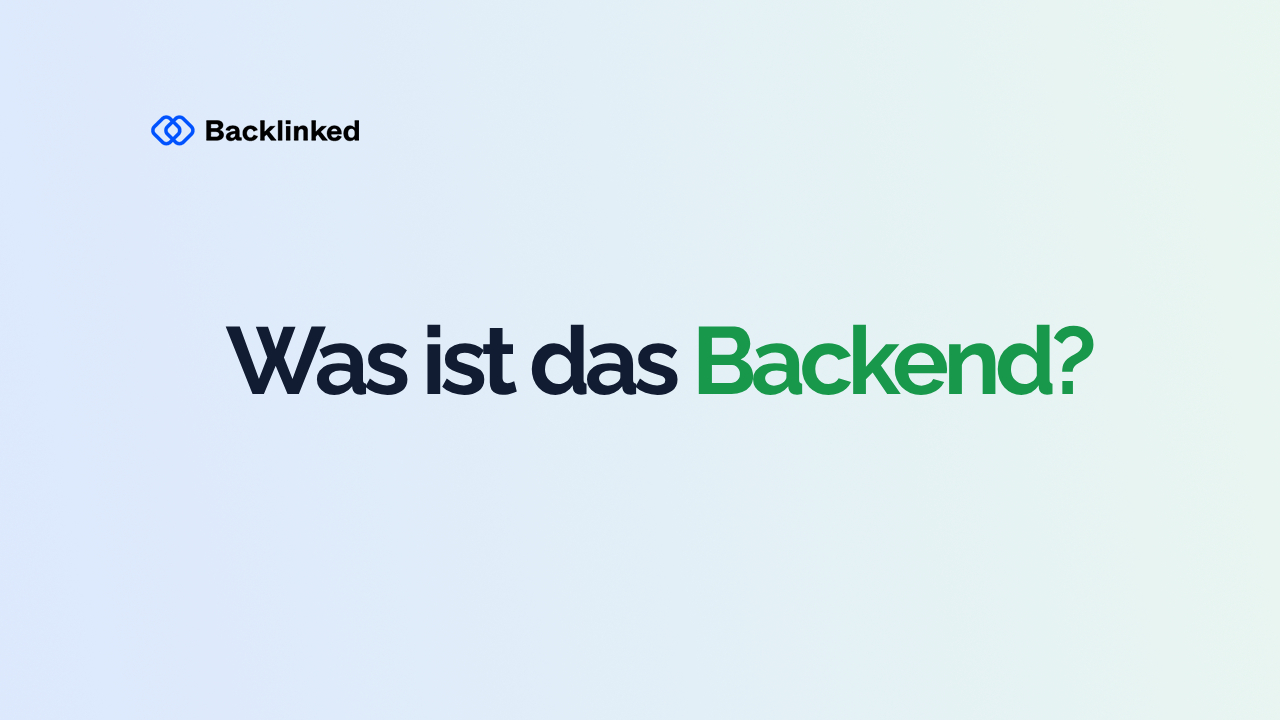 Backend Backlinked