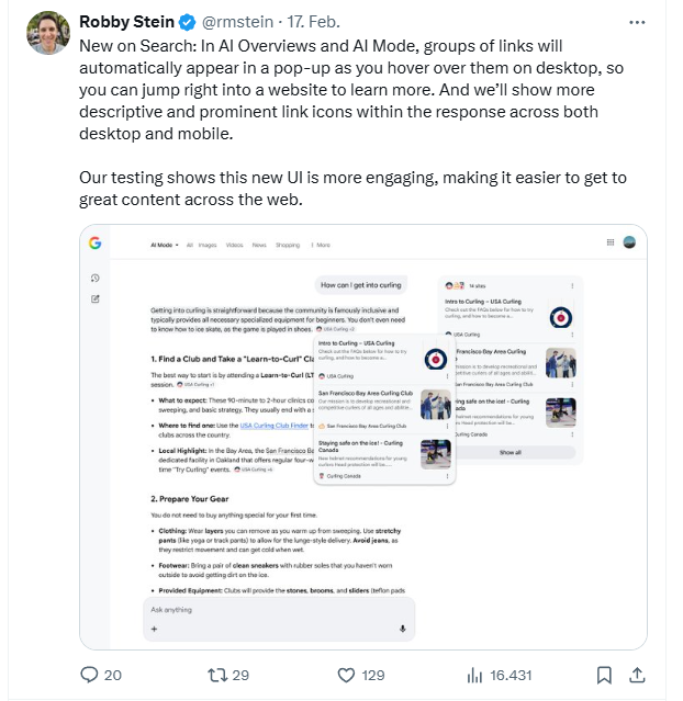 neue Linkdarstellung