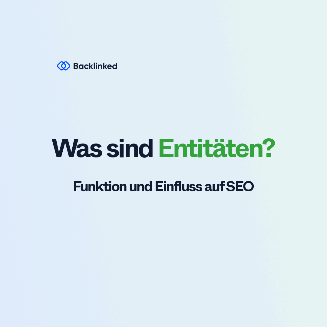Was sind Entitäten Beitragsbild