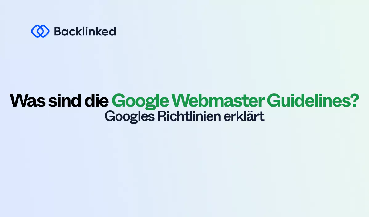 Google Webmaster Guidelines