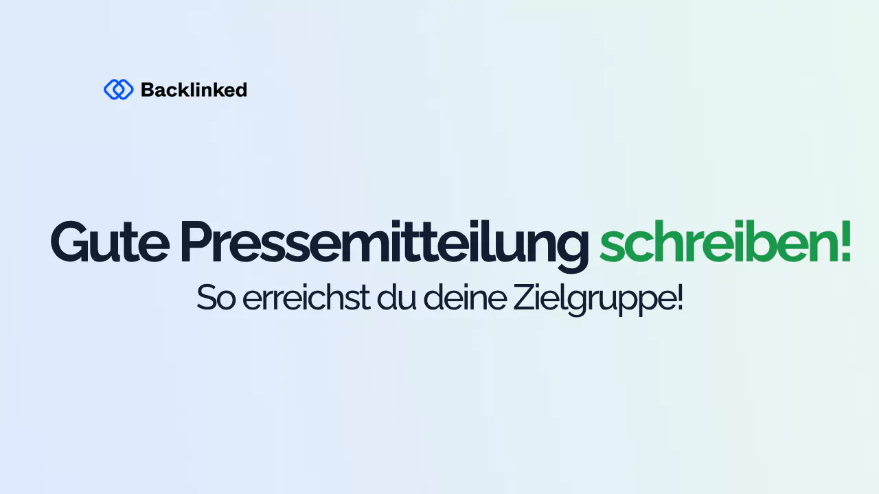 Pressemitteilung schreiben: Wir zeigen,m wie es richtig geht!