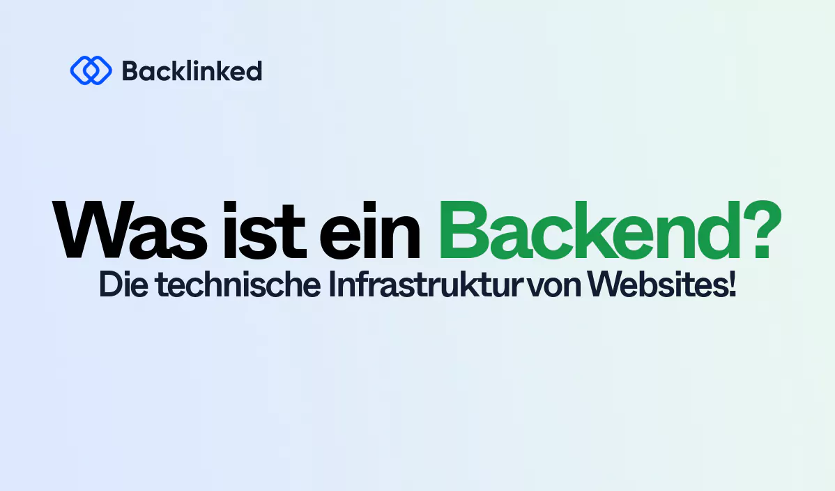 was ist ein backend?
