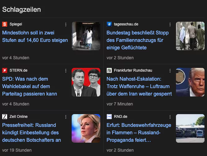 Neues Google Feature