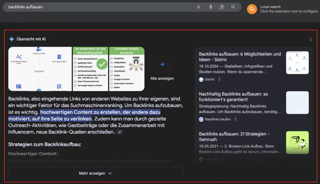 Google AI Overview